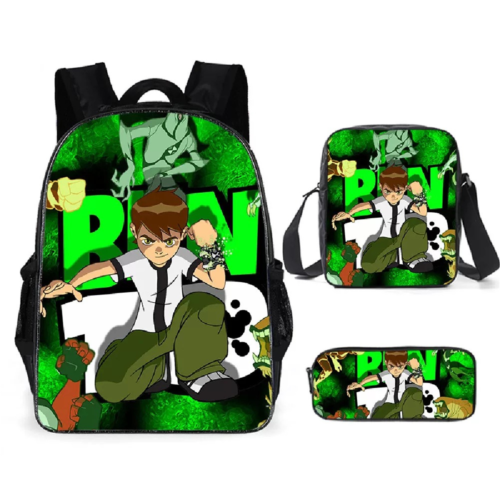 Embroidery Frame - Lightweight Ben 10 Backpack with Single