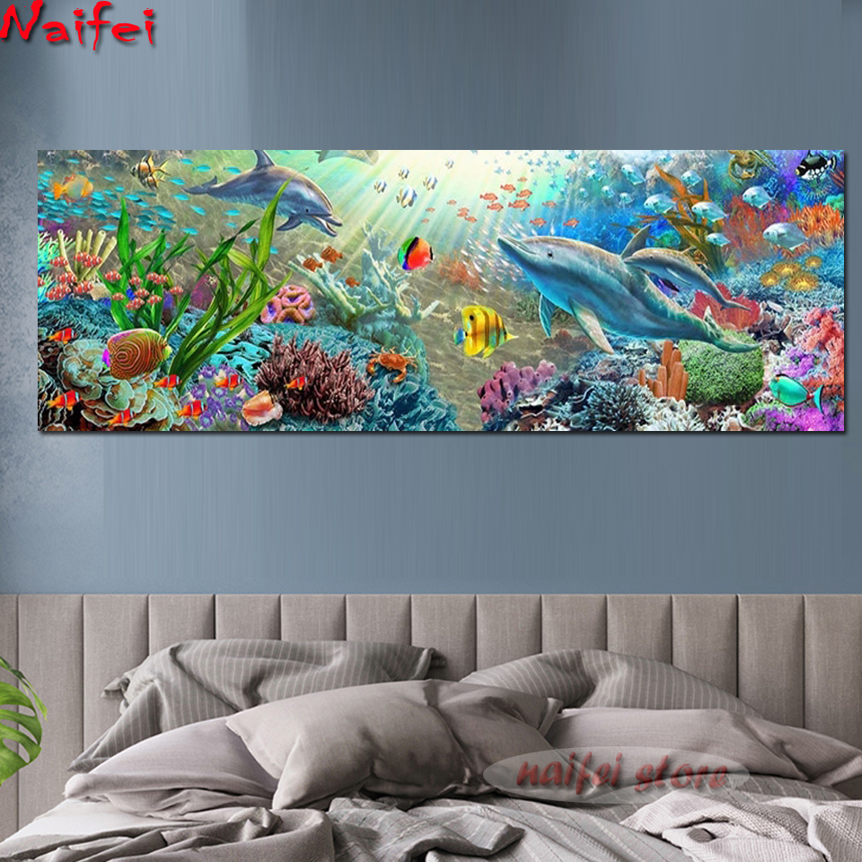 Embroidery Fish - Large Size 5D DIY Diamond Painting