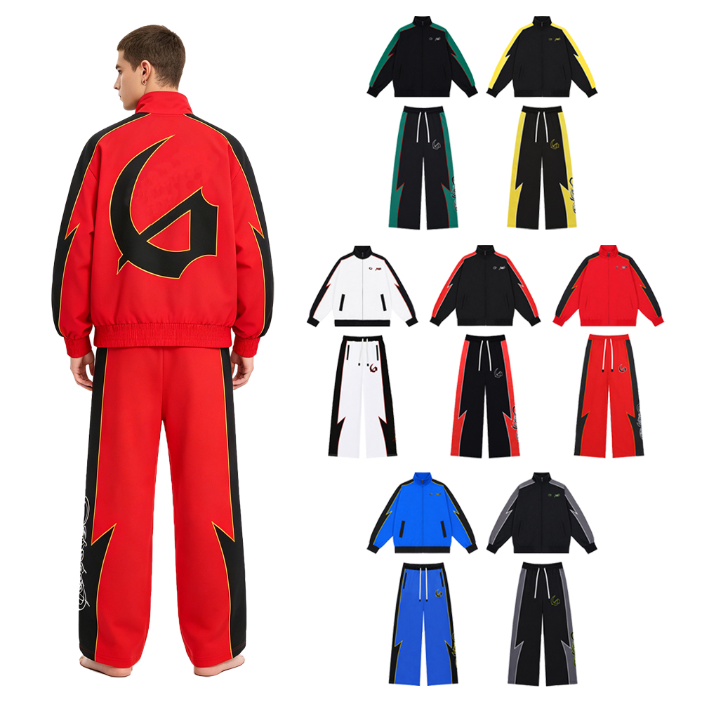 Embroidery Set - Y2k Streetwear Men's Sets Two Piece