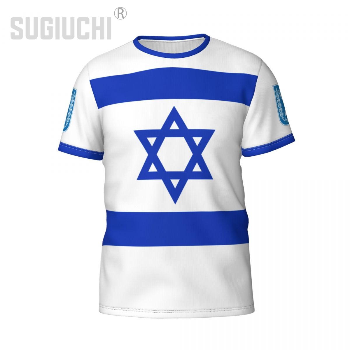 Embroidery World - Custom Name Number Israel Flag Emblem