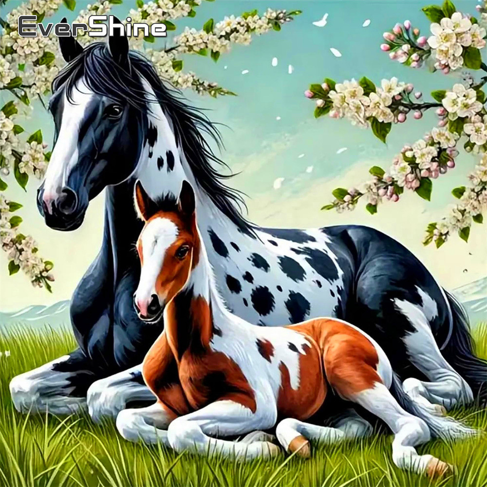 Embroidery X Pattern - Evershine Counted Cross Stitch Horse Animal