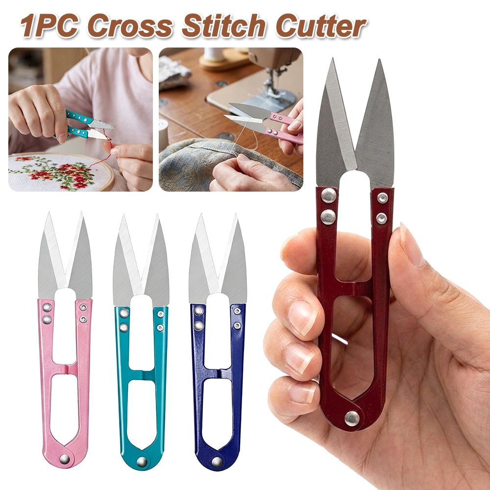 Embroidery Scissors Small - New U-shaped Sewing Shears Metal Pruning