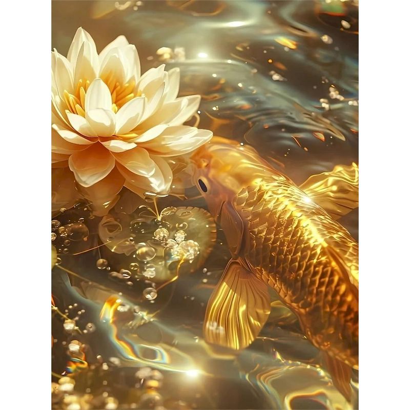 Embroidery Fish - SDOYUNO Diamond Art Painting Koi Fish