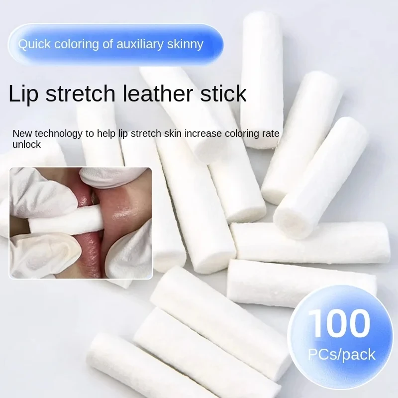 Embroidery Lips - 100PCS Disposable Lip Tattoo Skin Stretching