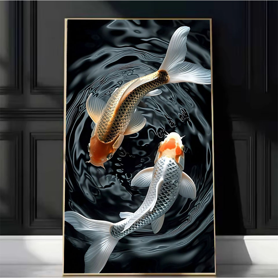 Embroidery Fish - Diamond Painting Art Kit DIY Fish