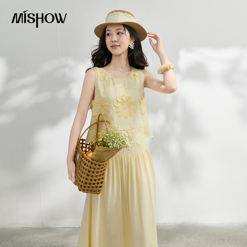 MISHOW French Floral Embroider - Embroidery Blouse 评论和价格