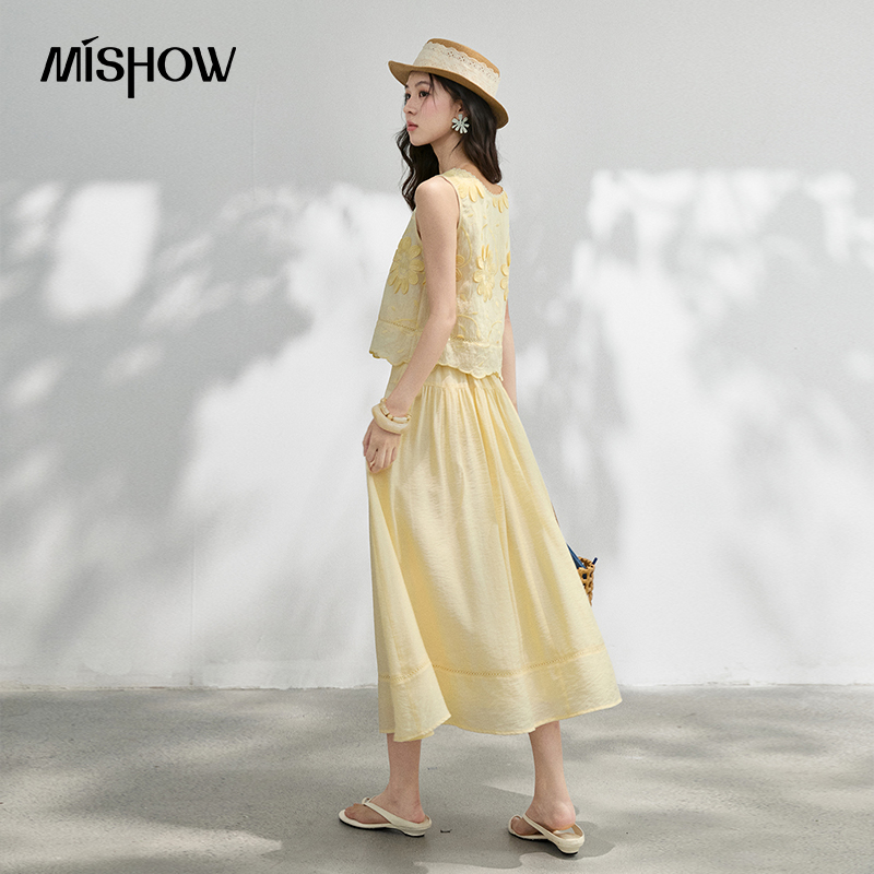 MISHOW French Floral Embroider - Embroidery Blouse 评论和价格