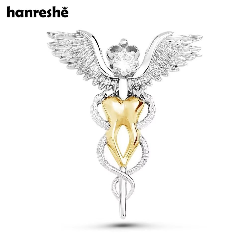 Hanreshe Luxury Caduceus Tooth - Embroidery Lips 评论和价格