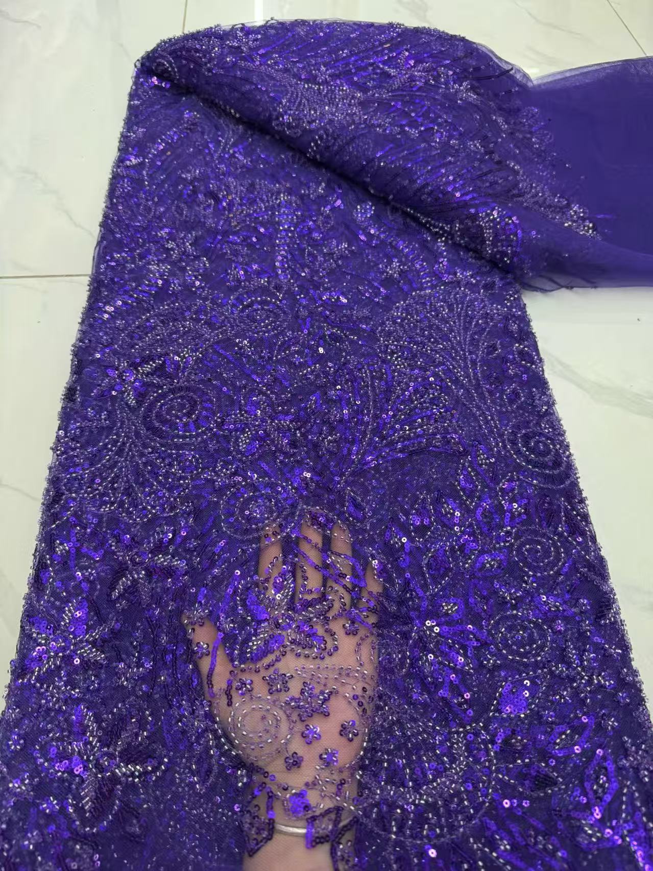 High Quality Embroidery luxury - Embroidery Net Fabric 评论和价格