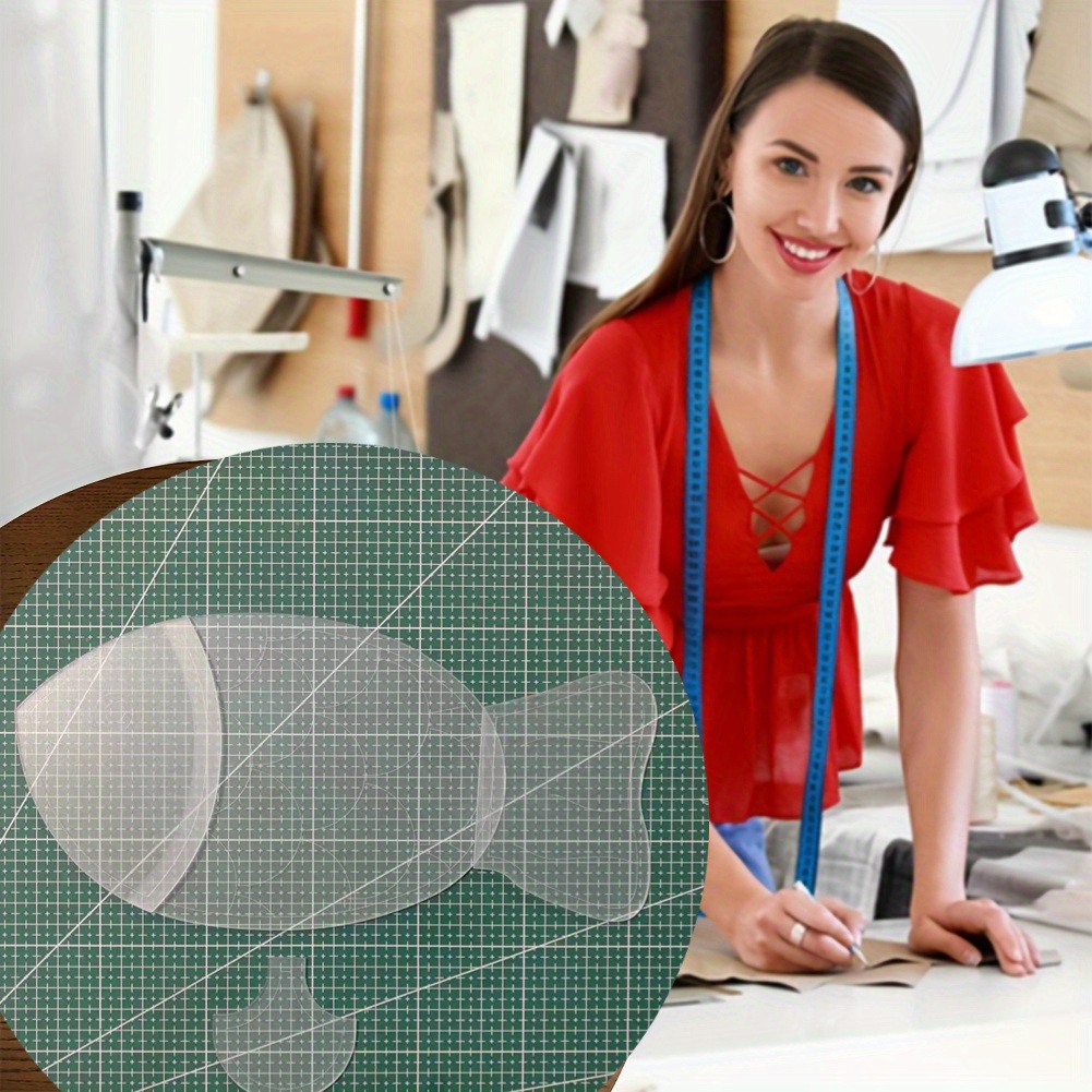 4Pcs Acrylic Quilting Template - Embroidery Fish 评论和价格