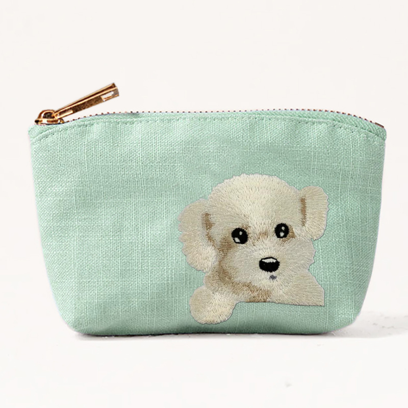 2026 new cute cat dog embroide - Embroidery Wallet 评论和价格