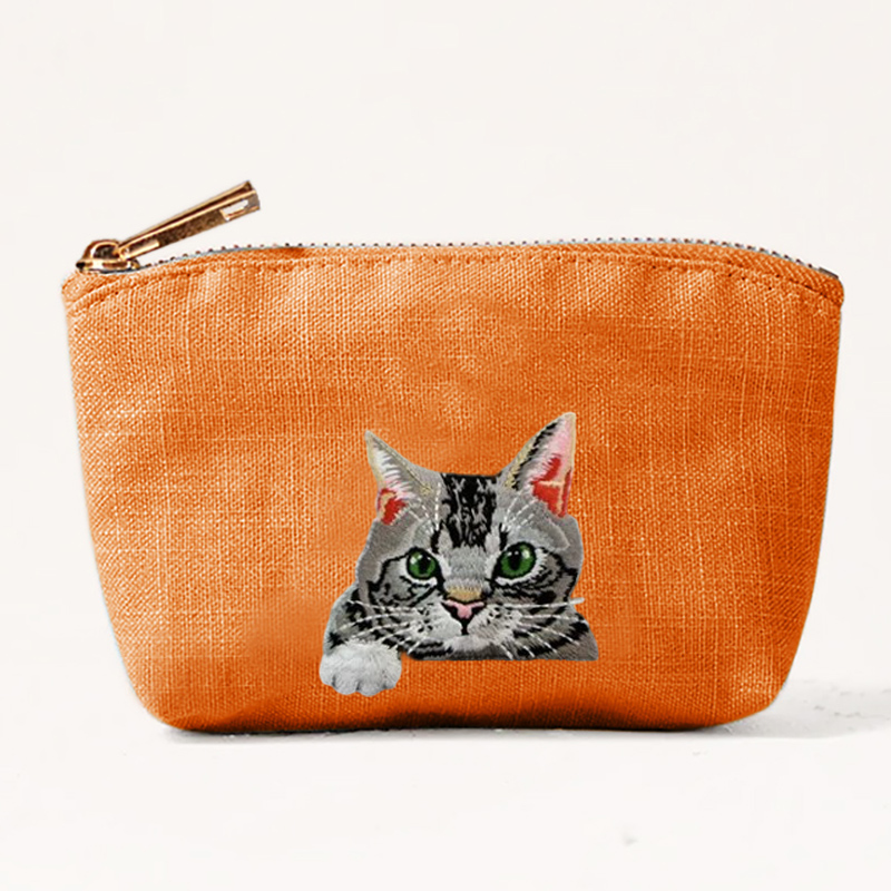 2026 new cute cat dog embroide - Embroidery Wallet 评论和价格