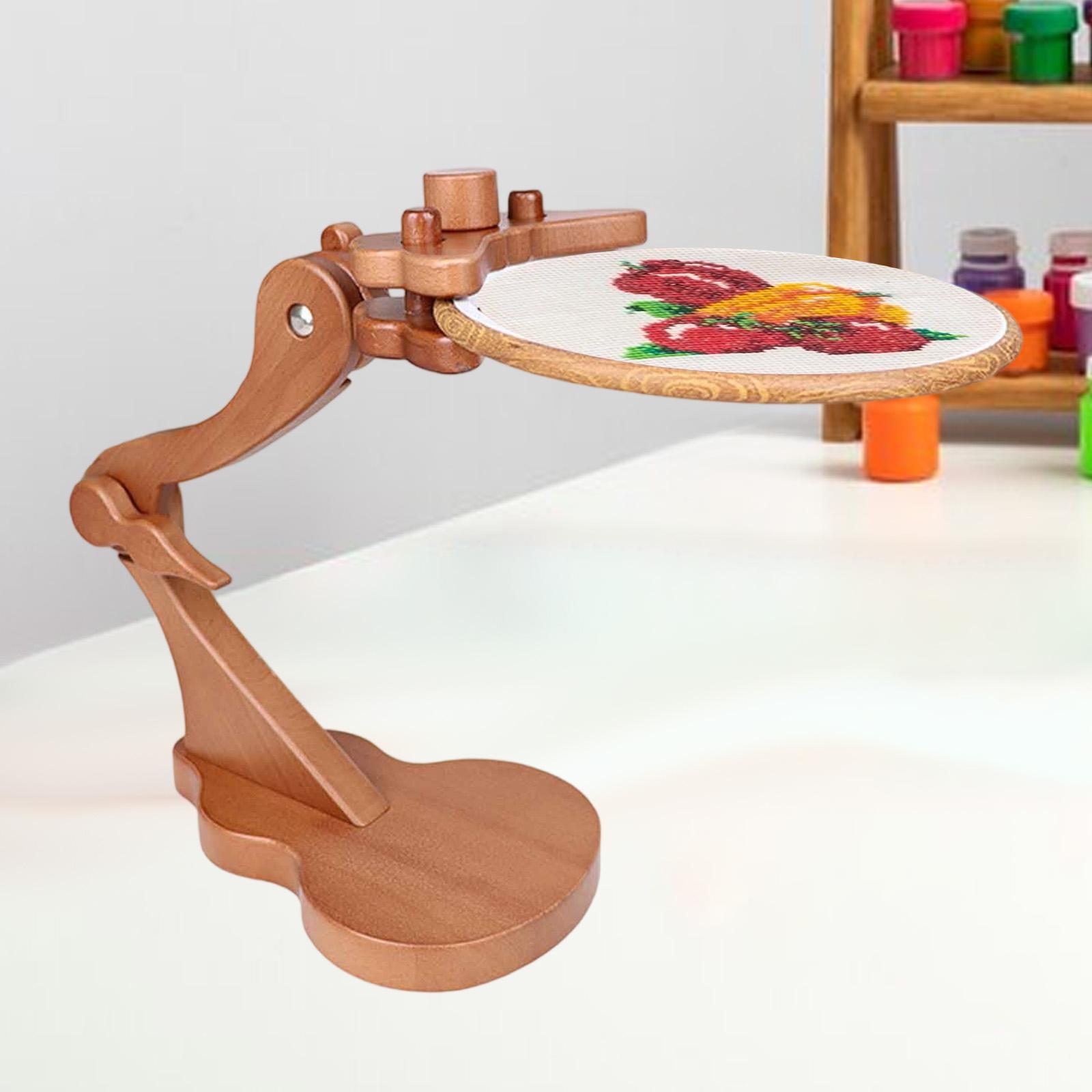 Embroidery Hoop Holder Wood Em - Embroidery Hoop 评论和价格