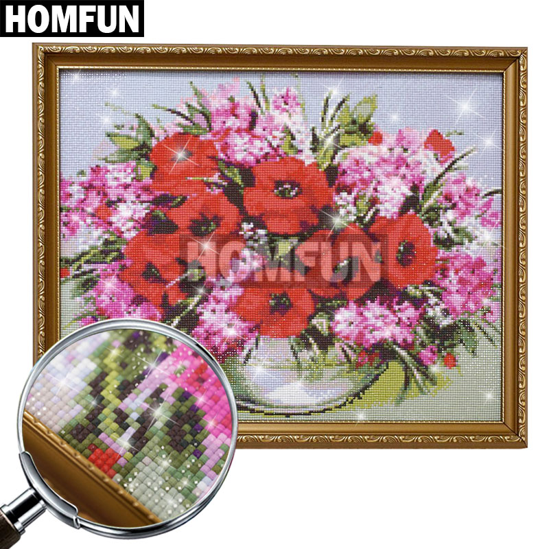 HOMFUN Full Square/Round Drill - Embroidery Fish 评论和价格