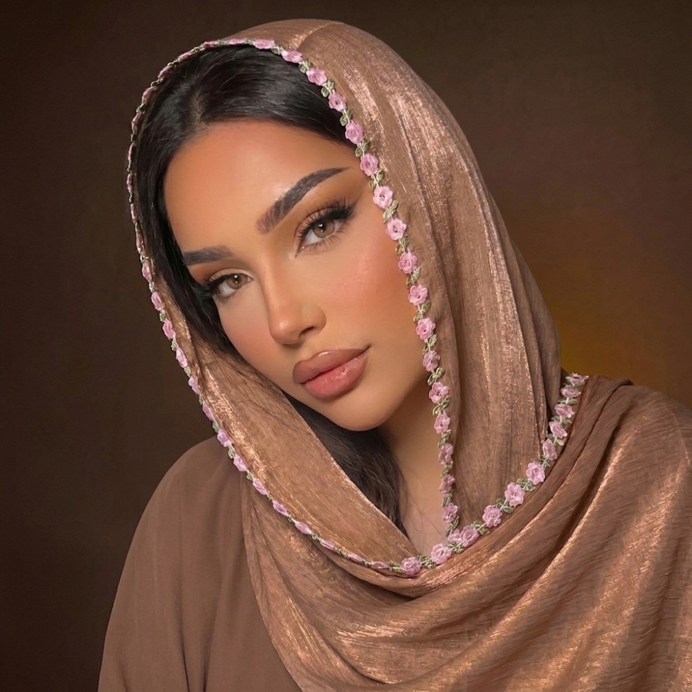 Versatile Sheer Women’s Headsc - Embroidery Veil 评论和价格