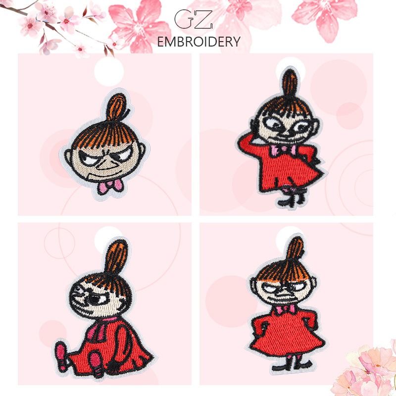 Moomin Cute Cartoon Embroidere - Embroidery Patches 评论和价格