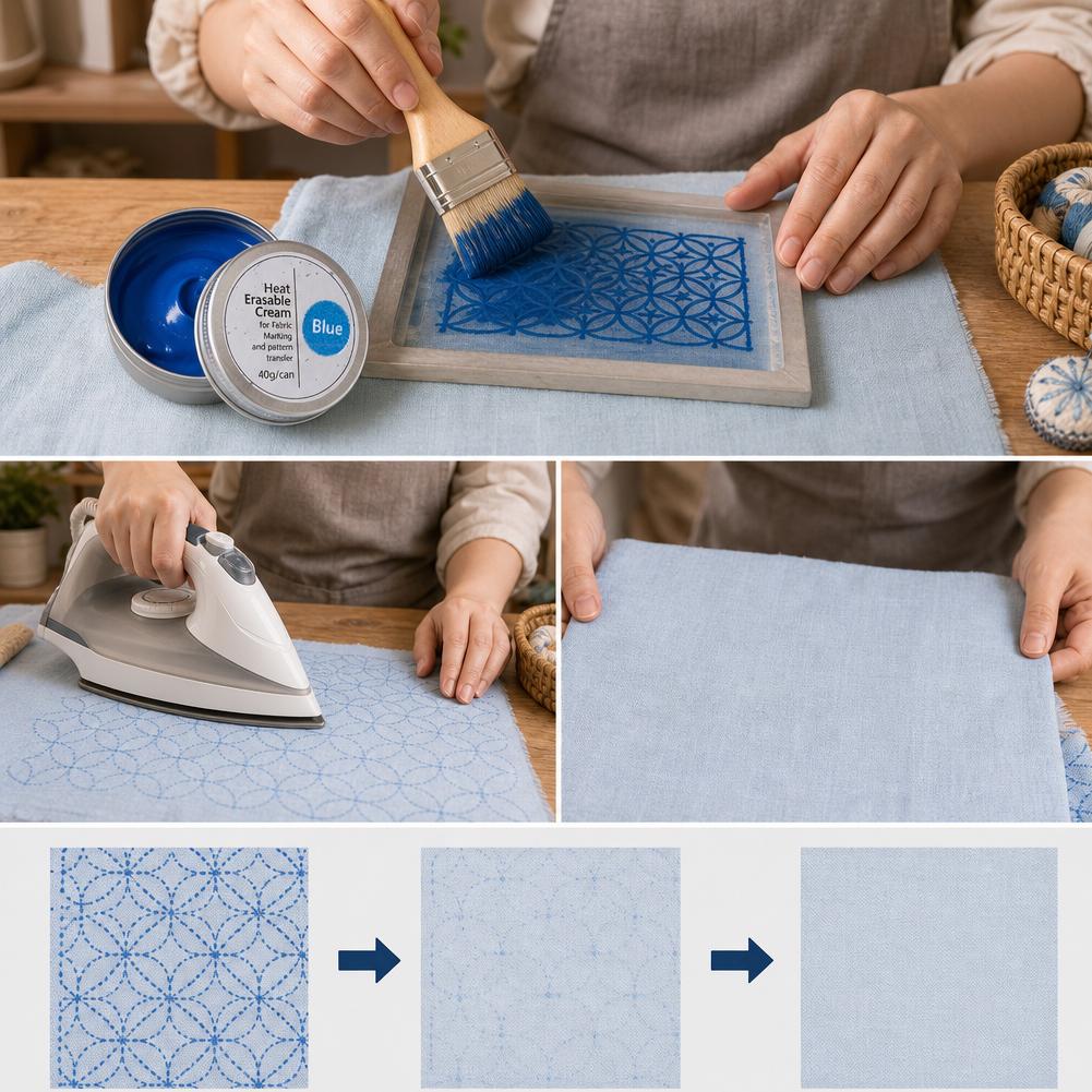 Heat Erasable Fabric Marking C - Embroidery Cream 评论和价格