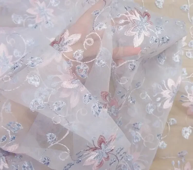 Exquisite flower embroidery La - Embroidery Veil 评论和价格