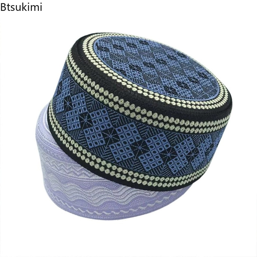 Vintage Embroidered Hijab Men' - Embroidery Hat Machine 评论和价格