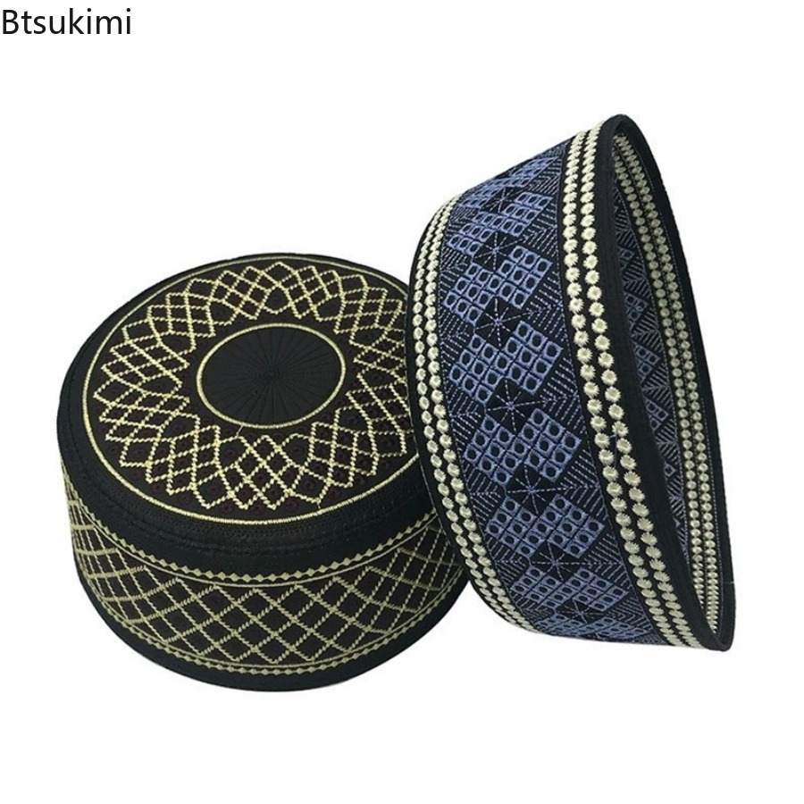 Vintage Embroidered Hijab Men' - Embroidery Hat Machine 评论和价格