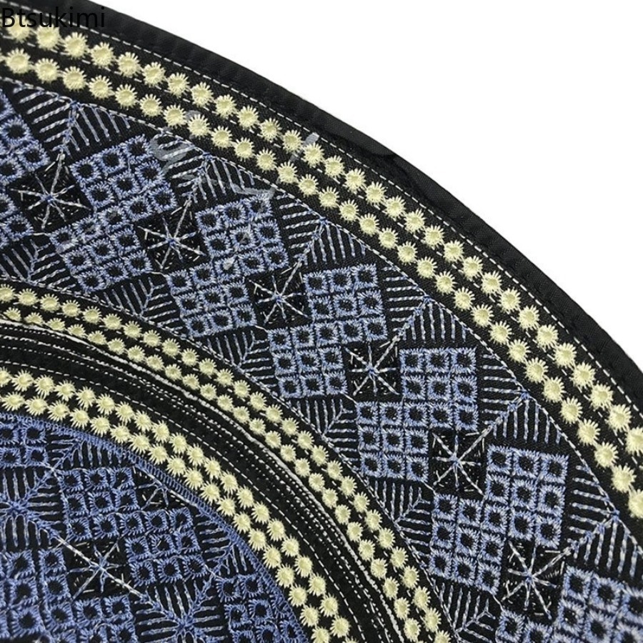 Vintage Embroidered Hijab Men' - Embroidery Hat Machine 评论和价格