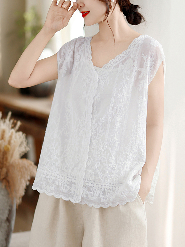 Summer New Heavy Embroidery Ve - Embroidery Artist 评论和价格