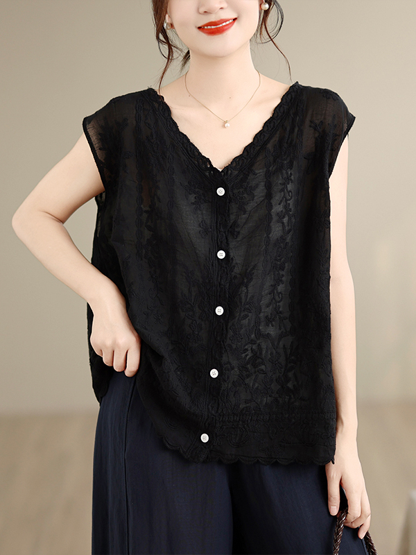 Summer New Heavy Embroidery Ve - Embroidery Artist 评论和价格