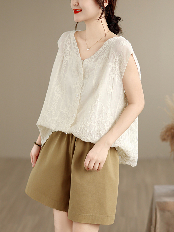 Summer New Heavy Embroidery Ve - Embroidery Artist 评论和价格