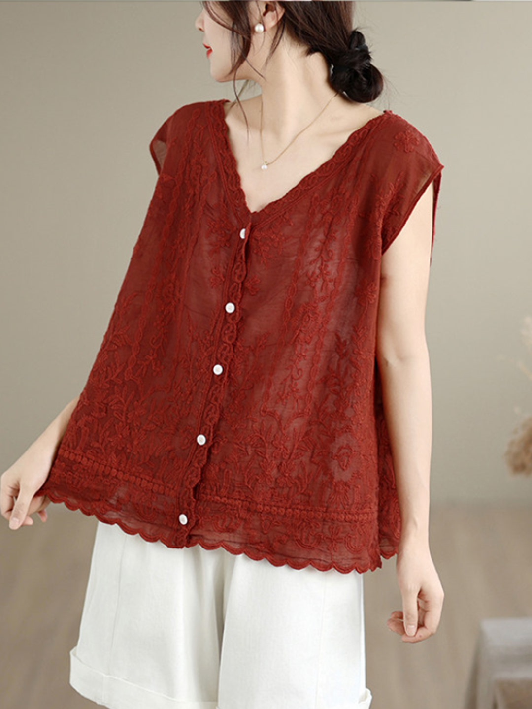 Summer New Heavy Embroidery Ve - Embroidery Artist 评论和价格
