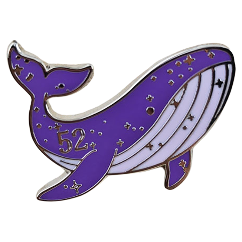 Kpop ARMY 52 Hertz Lonely Whal - Embroidery Fish 评论和价格