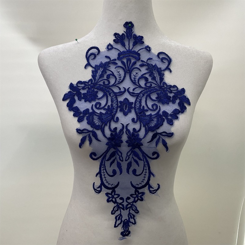 Multi Color Exquisite Embroide - Embroidery Veil 评论和价格