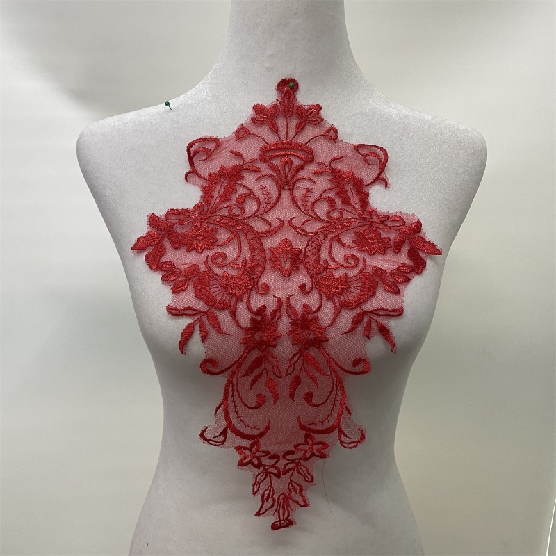 Multi Color Exquisite Embroide - Embroidery Veil 评论和价格