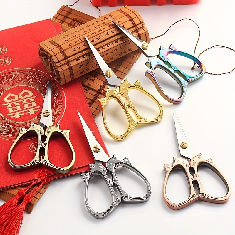 1PCS Stainless Steel Cross Emb - Embroidery Scissors Small 评论和价格