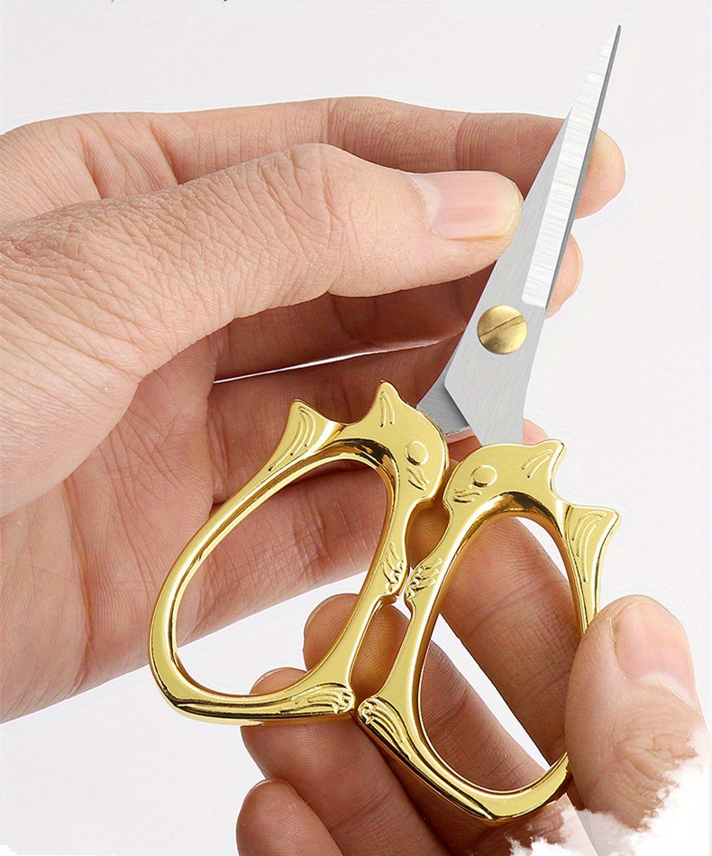 1PCS Stainless Steel Cross Emb - Embroidery Scissors Small 评论和价格