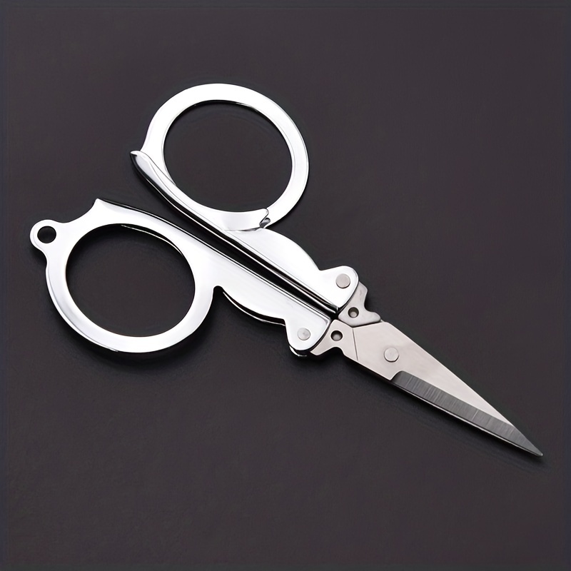 1pc Folding Scissors Pocket Tr - Embroidery Scissors Small 评论和价格
