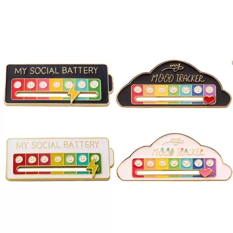 Humor Mood-Boosting Energy Pin - Embroidery Initials 评论和价格