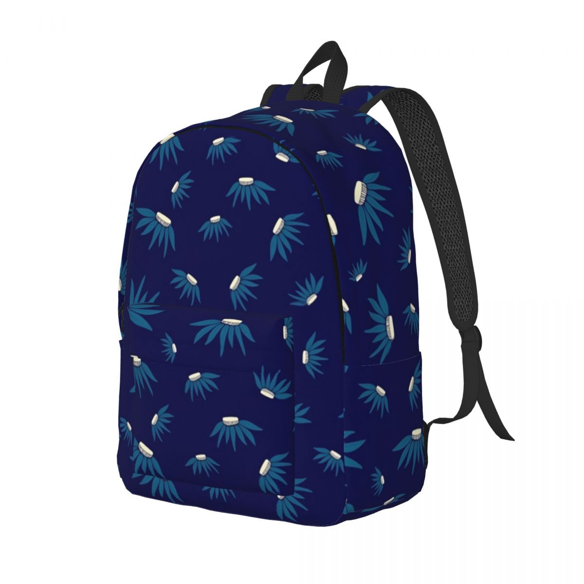 Blue Daisy Floral Backpack Flo - Embroidery Daisy Flower 评论和价格