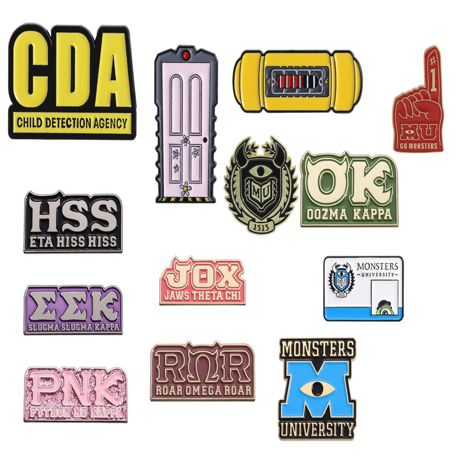Cartoon letter series metal br - Embroidery Initials 评论和价格