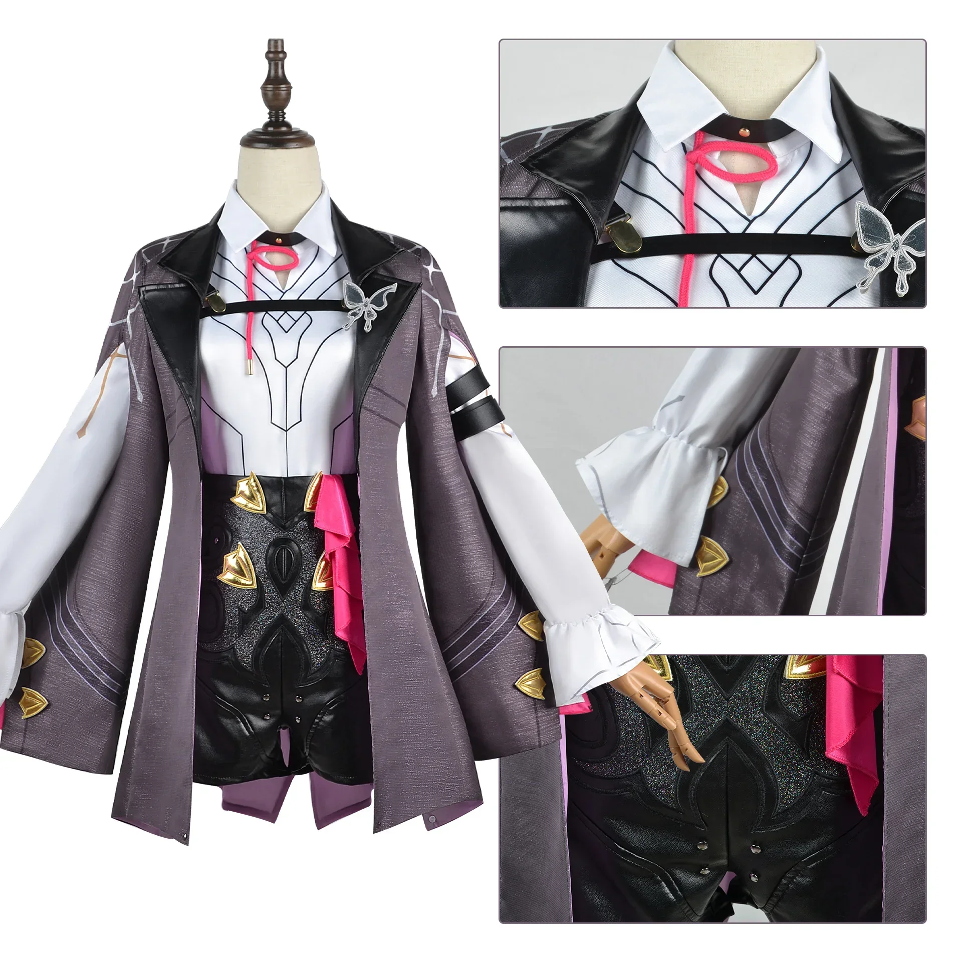Honkai Star Rail Kafka Cosplay - Embroidery Outfit 评论和价格