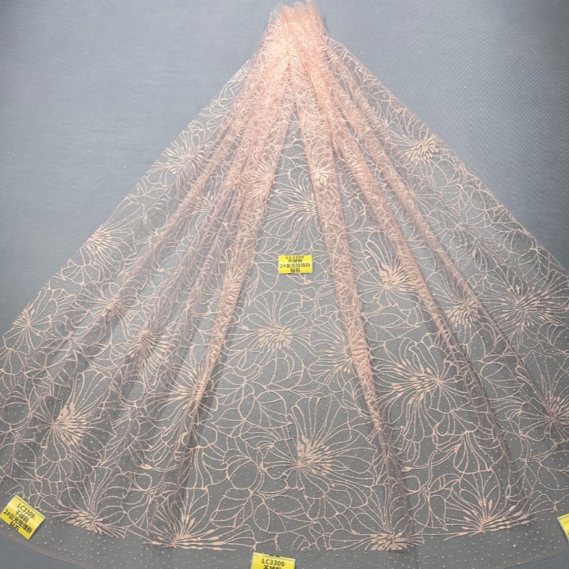 2026 Light Green Hot Sale Fadh - Embroidery Net Fabric 评论和价格
