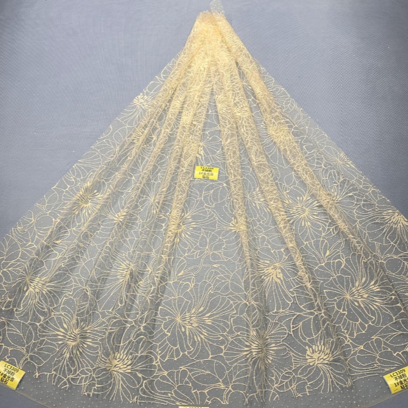 2026 Light Green Hot Sale Fadh - Embroidery Net Fabric 评论和价格