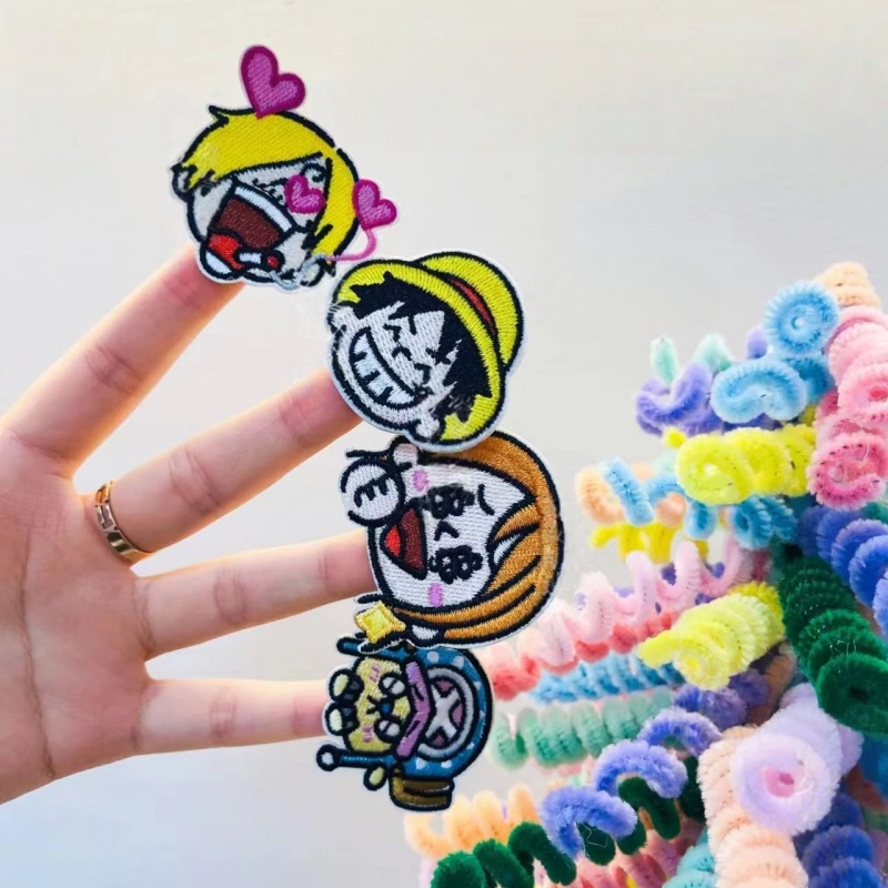 One Piece Straw Hat Crew Anime - Embroidery Patches 评论和价格