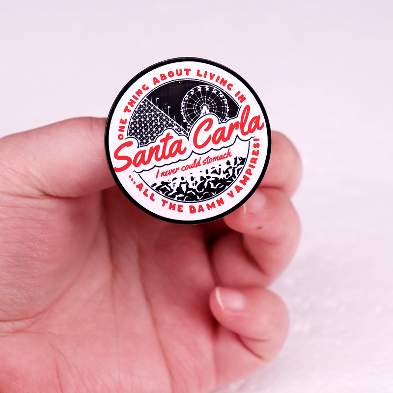 Lost Boys Inspired Santa Carla - Embroidery Lips 评论和价格
