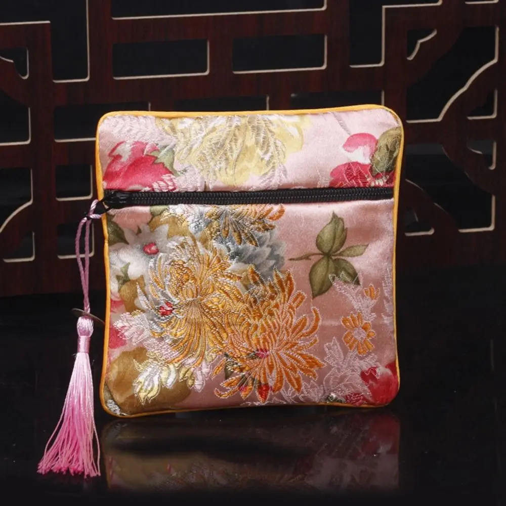Cloth Embroidery Coin Pouch Fl - Embroidery Wallet 评论和价格