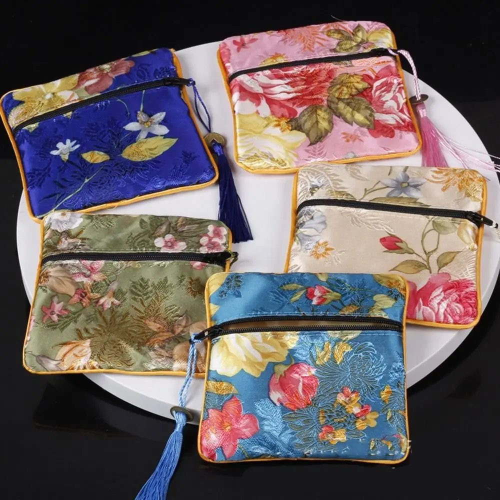 Cloth Embroidery Coin Pouch Fl - Embroidery Wallet 评论和价格