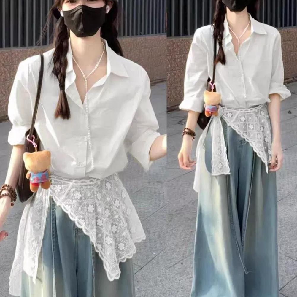 French Lace Shawl Scarf for Wo - Embroidery Blouse 评论和价格
