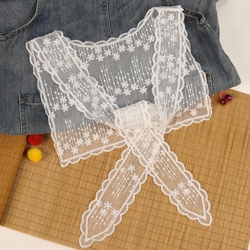 French Lace Shawl Scarf for Wo - Embroidery Blouse 评论和价格