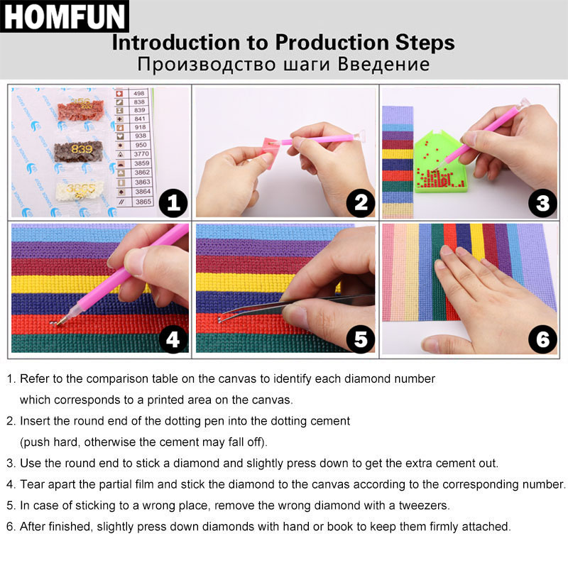 HOMFUN Full Square/Round Drill - Embroidery Fish 评论和价格