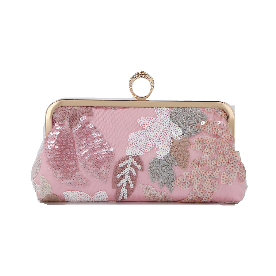 Sequins Embroidery Clutch Bag  - Embroidery Bali 评论和价格