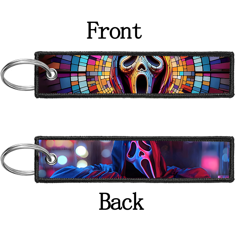 GHOST FACE Key Chain for Men W - Embroidery Hoop 评论和价格